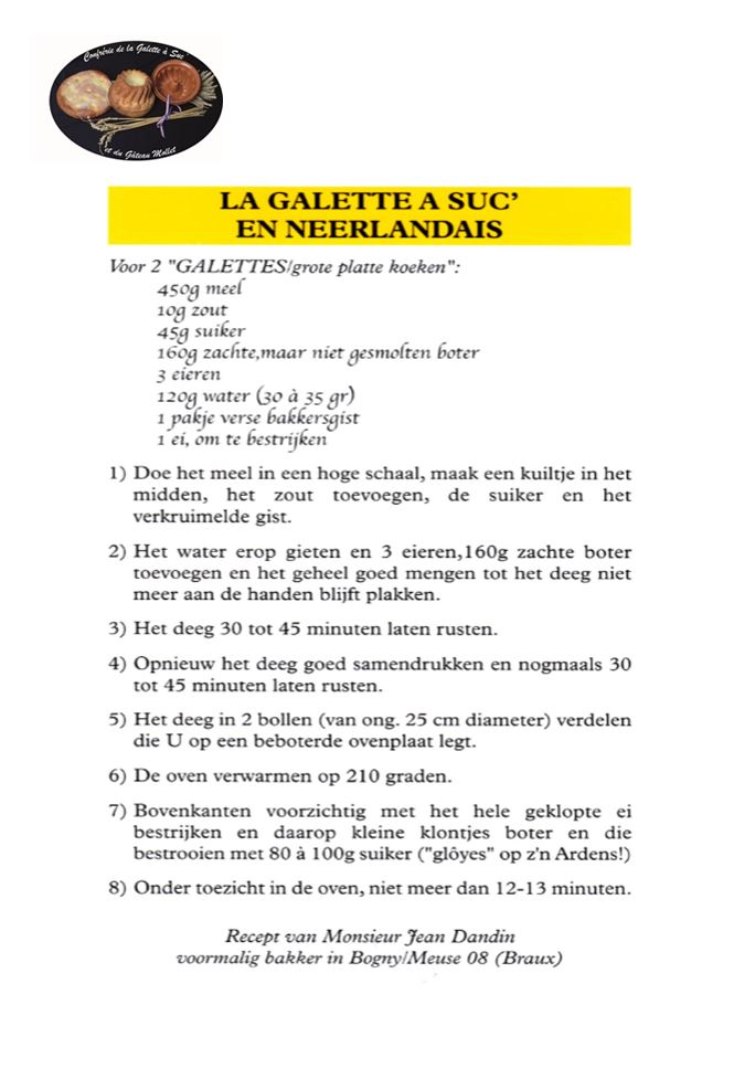 recette galette neerlandais